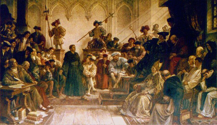 Martin Luther at the Diet of Worms