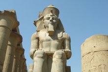 Statue of Egyptian Pharaoh