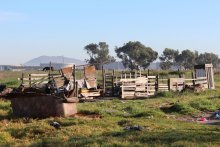 Remnants of Richwood shacks