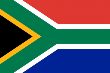 The South African flag