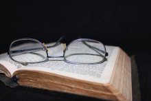 Bible and glasses