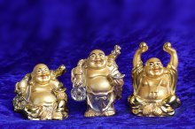 Three laughing buddhas