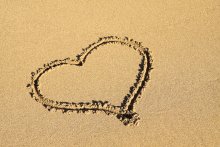 Heart in Sand