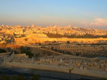 Jerusalem at sunrise