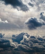 Dramatic cloudy sky
