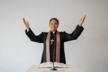 A woman pastor